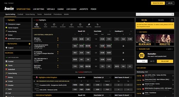 Bwin Home